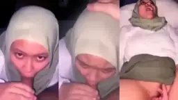 Goyangan Mesra Pacar Berkerudung Di Kamar Hotel