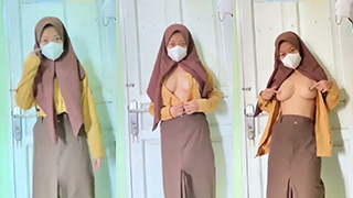 Bokep Viral Aci Cewek Sma Hijab Sange Pamer Body Mulus, Bikin Sange Berat