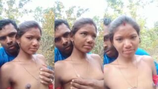 Suku Adivasi Asik Ngewe Di Hutan India, Nikmatin Alam Bebas.
