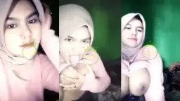 Gaby Pamer Toge Montok, Cubit Puting Sendiri.