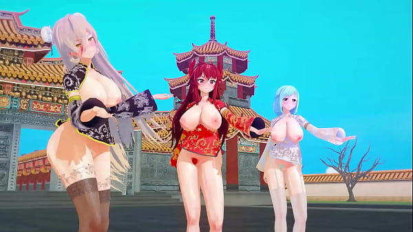 Mmd Vtuber Cina Tahun Baru 【kkvmd】 (by 熊野ひろ) Bikin Crot Panas